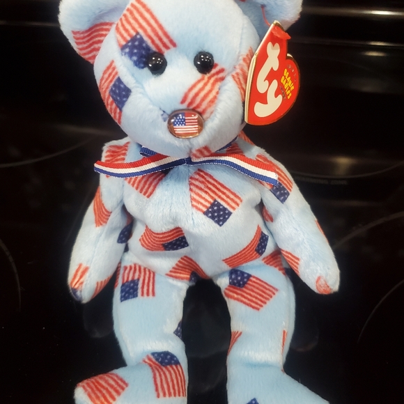 Beanie Baby USA Bundle of Four Bears⁷ - Picture 3 of 16